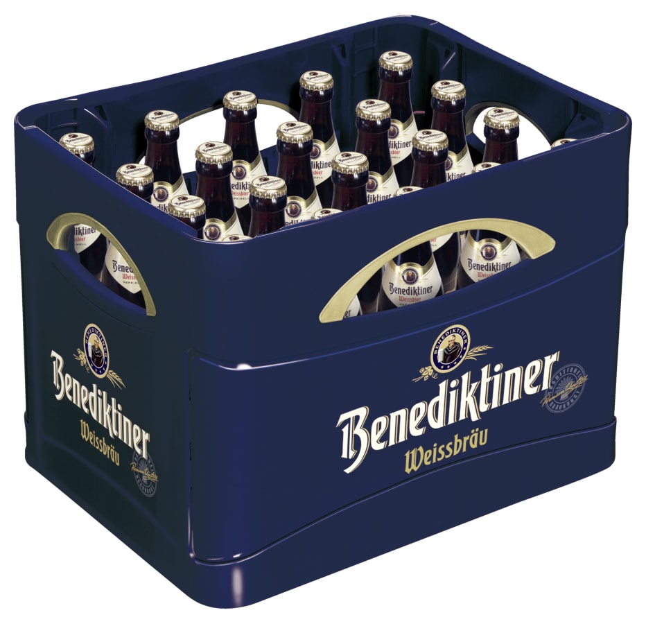 Benediktiner Weißbier Naturtrüb – Kiste
