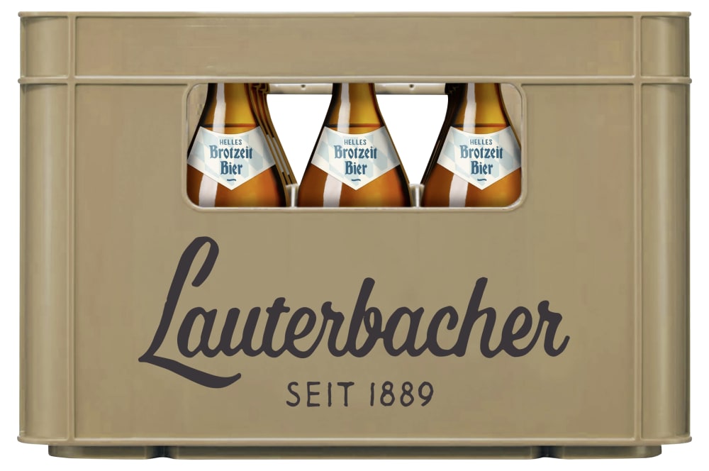 Lauterbacher Brotzeitbier – Kiste