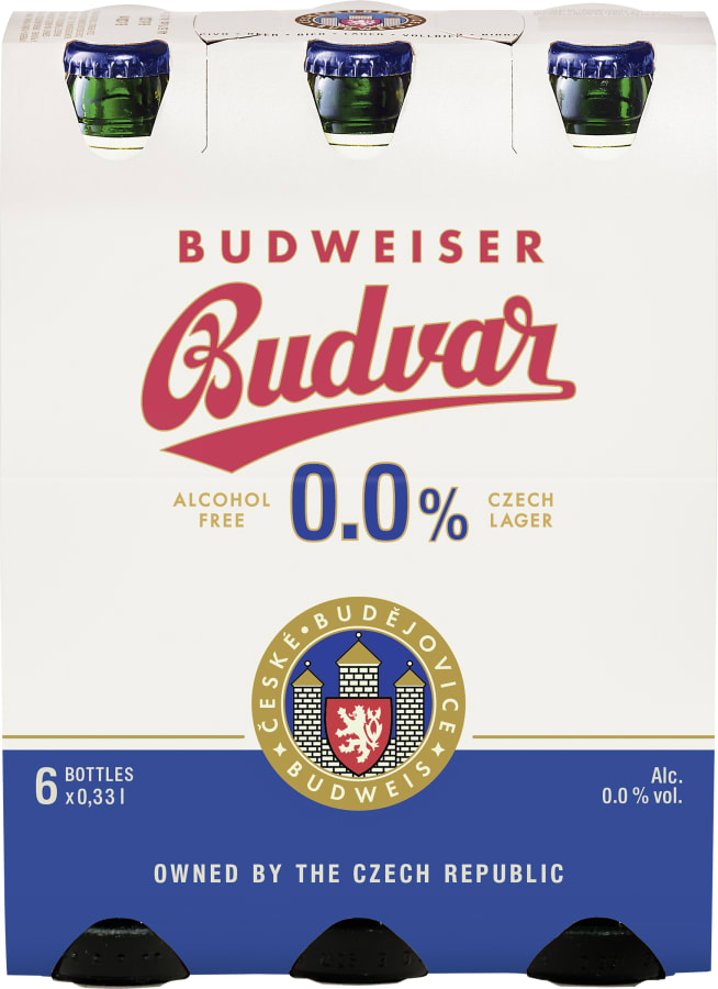 Budweiser Budvar 0,0% – Sixpack