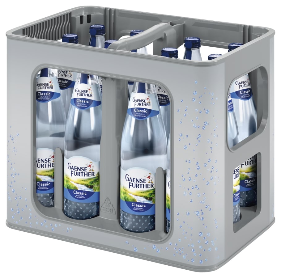 Gaensefurther Mineralwasser – Kiste
