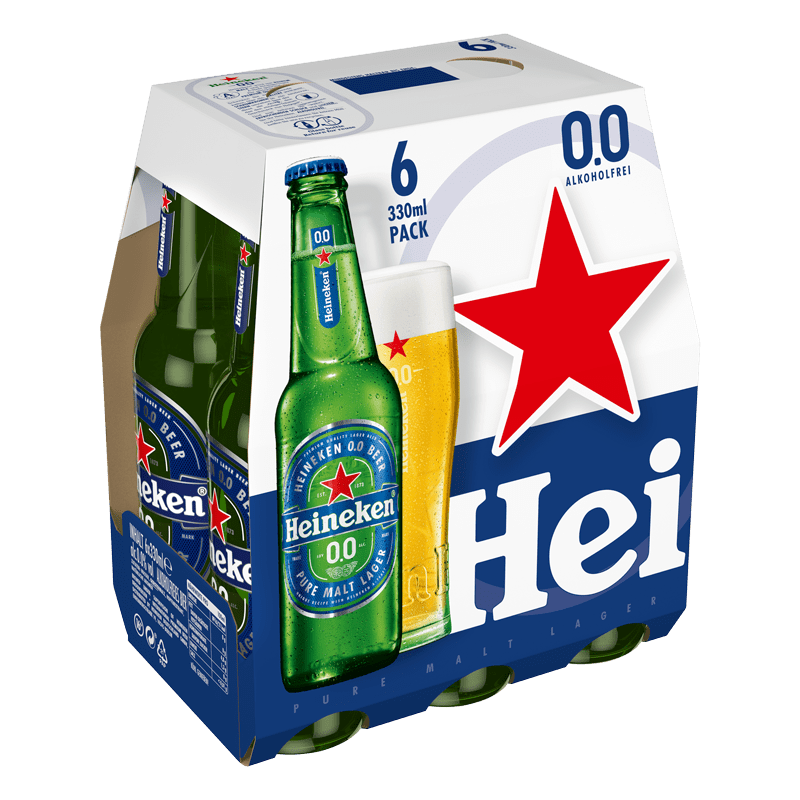 Heineken 0,0 Alkoholfrei – Sixpack
